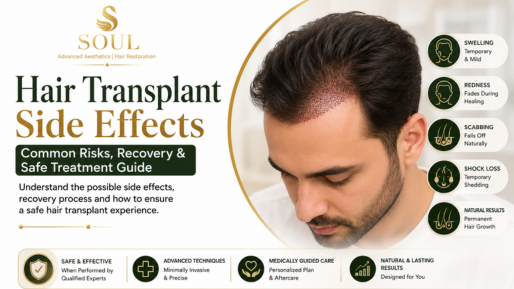 hair transplant side effects​